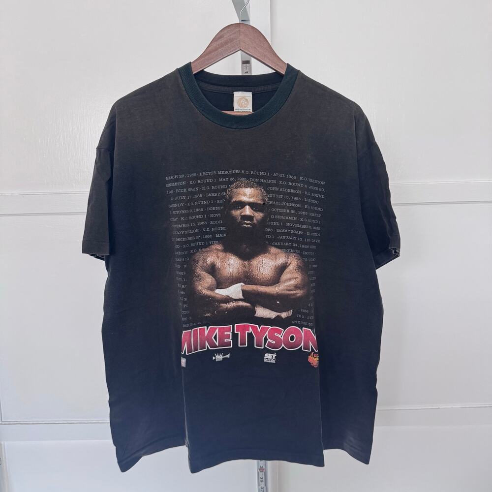 Vintage 1993 Mike Tyson MGM Grand Boxing T-Shirt Size XL